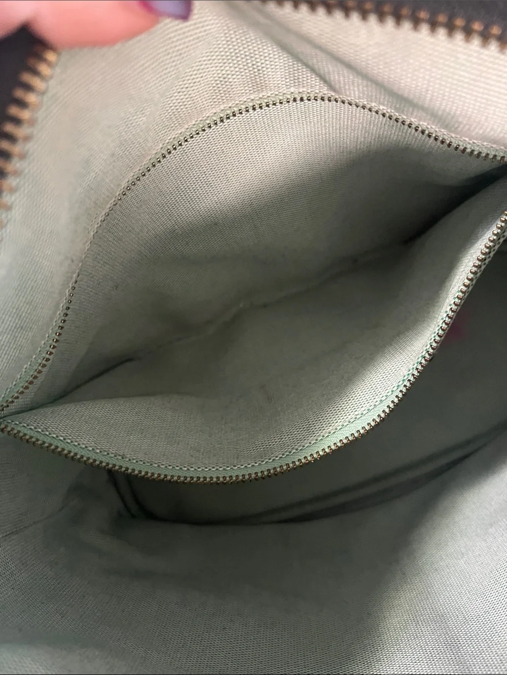 COACH Andie Forest Green Glovetanned Leather Tote - Picture 11 of 14